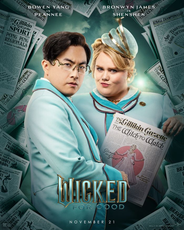 Wicked: For Good (2025) Movie T Shirt - unisex black tee