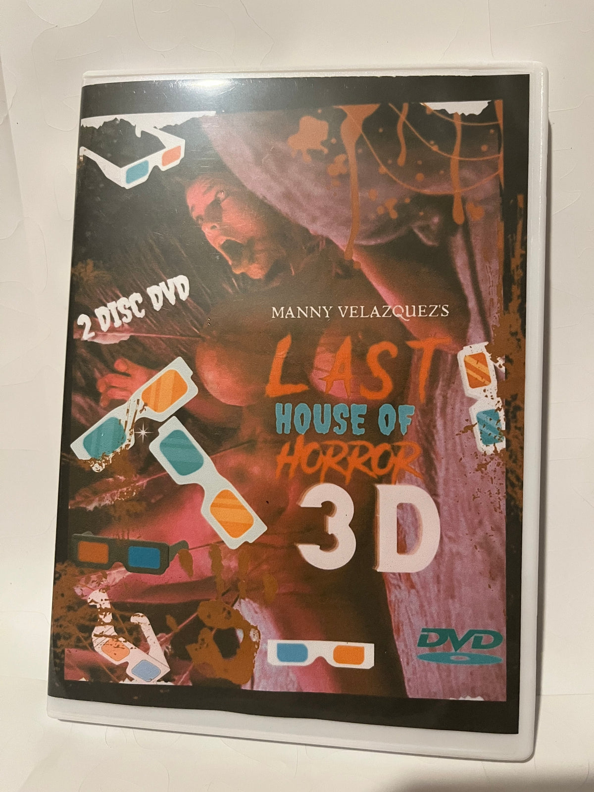 3D Last House of Horror 3D (2023) female slasher  artwork DVD
