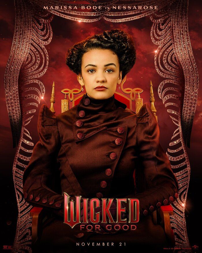 Wicked: For Good (2025) Movie T Shirt - unisex black tee