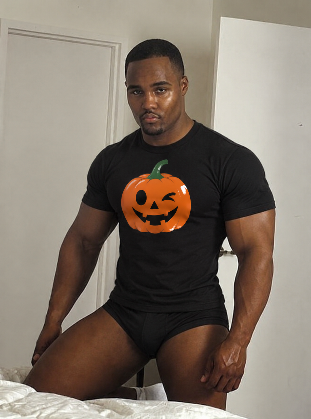 Halloween October shirt, Pumpkin, Jack O Lantern | T-Shirt